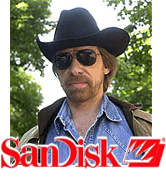 SanDisk holt aus zum Roundhousekick