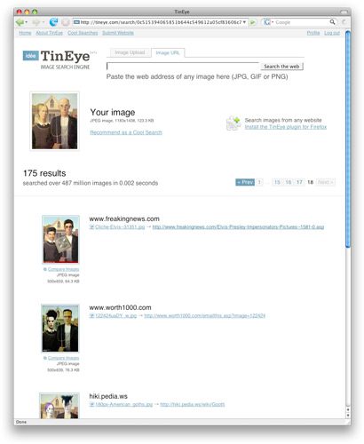 TinEye: Bilder-basierte Websuche - aber (ausnahmsweise) nicht für Pornos!
