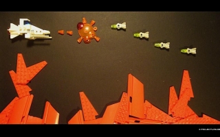 Toller Shoot-Em-Up aus Legosteinen.
