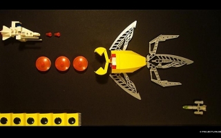 Toller Shoot-Em-Up aus Legosteinen.