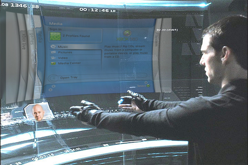 Neue Minority-Report ähnliche Steuerung für Xbox360?