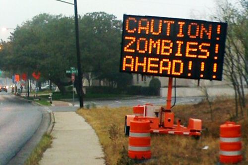 Das Ende ist nah! Texanisches Verkehrswarnsystem verkündet die Apokalypse