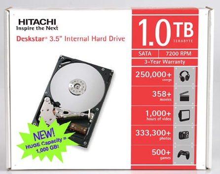 Hitachi 1.0 TB Festplatte