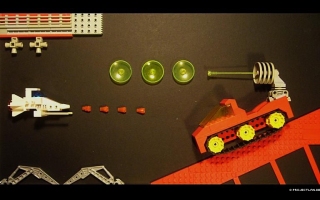 Toller Shoot-Em-Up aus Legosteinen.