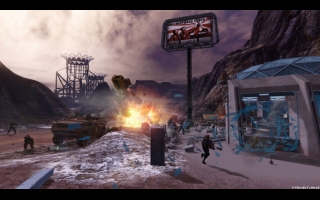 Die Demoversion zu Red Faction: Guerilla ist ab sofort auf dem deutschen Xbox Live Marktplatz erhältlich. Ihr erlebt hier in der Rolle des Freiheitskämpfers Alec Mason eine actiongeladene Einzelspieler-Mission. Die Demo zeigt das Ausmaß an Zerstörung, das mit der GeoMod 2.0 Zerstörungs-Engine erreicht werden kann. Pünktlich zum Start der Demo ist nun auch die offizielle Website zur Demo online: unter www.rfg-demo.de gibt es neben Videos und Screenshots den direkten Link zum Xbox Live Marktplatz - so könnt ihr sofort den Download auf die eigene Konsole starten. Red Faction: Guerrilla erscheint am 5. Juni 2009 für Playstation 3 und Xbox 360. Die Veröffentlichung der PC-Version folgt im Sommer. Quelle: