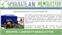 Wichtig: Lanparty Newsletter