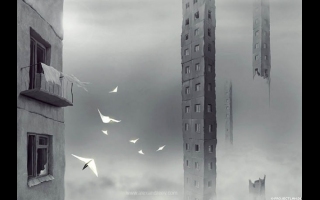 Surreale, digitale Kunstwerke (Alexey Andreev).