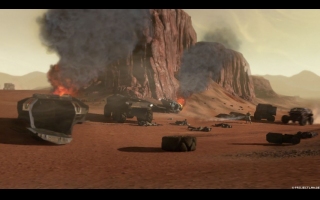 50 Jahre nach den ersten Auseinandersetzungen auf dem Mars schlüpft der Spieler in die Rolle eines Widerstandskämpfers der wiedervereinigten Red Faction Bewegung. Die Red Faction befindet sich im Freiheitskampf mit der Earth Defense Force (EDF), welche sich vom einstigen Befreier zum Unterdrücker gewandelt hat. Auf einer frei begehbaren Marsoberfläche nutzt der Spieler die physikalisch korrekt zerstörbare Umgebung, um seine Feinde in actiongeladenen Guerrilla-Gefechten zu bezwingen.