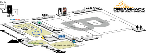 Dreamhack Expo Map