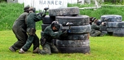 Paintballgeballere auf der BK-Nightlife 2