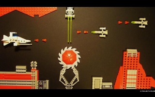 Toller Shoot-Em-Up aus Legosteinen.