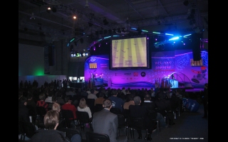 Die Bühne der Samuns World Cyber Games Euro Championships