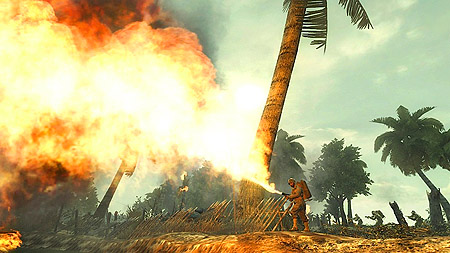 Call of Duty 5: Luftaufnahmen vom pazifischen Krisengebiet