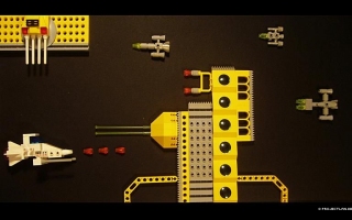 Toller Shoot-Em-Up aus Legosteinen.