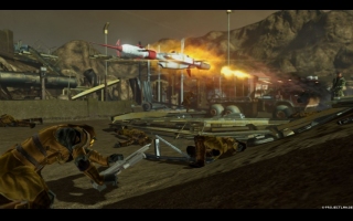 50 Jahre nach den ersten Auseinandersetzungen auf dem Mars schlüpft der Spieler in die Rolle eines Widerstandskämpfers der wiedervereinigten Red Faction Bewegung. Die Red Faction befindet sich im Freiheitskampf mit der Earth Defense Force (EDF), welche sich vom einstigen Befreier zum Unterdrücker gewandelt hat. Auf einer frei begehbaren Marsoberfläche nutzt der Spieler die physikalisch korrekt zerstörbare Umgebung, um seine Feinde in actiongeladenen Guerrilla-Gefechten zu bezwingen.
