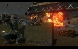 50 Jahre nach den ersten Auseinandersetzungen auf dem Mars schlüpft der Spieler in die Rolle eines Widerstandskämpfers der wiedervereinigten Red Faction Bewegung. Die Red Faction befindet sich im Freiheitskampf mit der Earth Defense Force (EDF), welche sich vom einstigen Befreier zum Unterdrücker gewandelt hat. Auf einer frei begehbaren Marsoberfläche nutzt der Spieler die physikalisch korrekt zerstörbare Umgebung, um seine Feinde in actiongeladenen Guerrilla-Gefechten zu bezwingen.