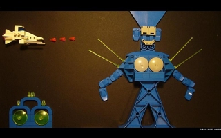 Toller Shoot-Em-Up aus Legosteinen.