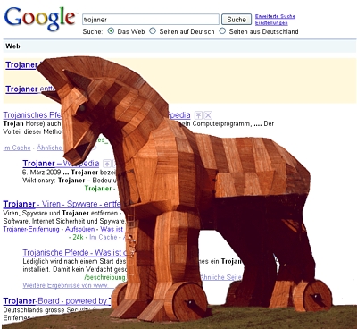 Trojaner steuert Google-Suchergebnisse