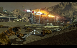 Die Demoversion zu Red Faction: Guerilla ist ab sofort auf dem deutschen Xbox Live Marktplatz erhältlich. Ihr erlebt hier in der Rolle des Freiheitskämpfers Alec Mason eine actiongeladene Einzelspieler-Mission. Die Demo zeigt das Ausmaß an Zerstörung, das mit der GeoMod 2.0 Zerstörungs-Engine erreicht werden kann. Pünktlich zum Start der Demo ist nun auch die offizielle Website zur Demo online: unter www.rfg-demo.de gibt es neben Videos und Screenshots den direkten Link zum Xbox Live Marktplatz - so könnt ihr sofort den Download auf die eigene Konsole starten. Red Faction: Guerrilla erscheint am 5. Juni 2009 für Playstation 3 und Xbox 360. Die Veröffentlichung der PC-Version folgt im Sommer. Quelle: