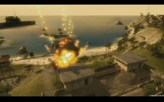 Mit Hilfe der Frostbite-Engine wird man in Battlefield 1943 in den Zweiten Weltkrieg katapultiert. Bis zu 24 Spieler können auf klassischen und tropischen Multiplayer-Maps wie Wake Islands, Guadalcanal und Iwo Jima gegeneinander kämpfen. Dabei soll die bekannte Online-Erfahrung, für die die DICE Studios bekannt sind, nicht vernachlässigt werden.