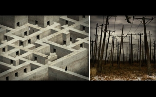 Surreale, digitale Kunstwerke (Alexey Andreev).