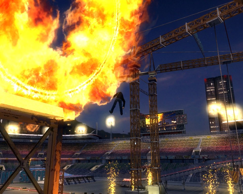 Ring Of Fire: Kurz vor der Landung im Wasserbasin