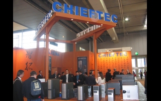 Der Chieftec Stand auf der Cebit