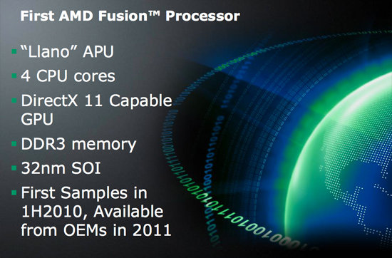Neuer AMD Prozessor - Erste Samples vom Fusion Llano Chip verschickt