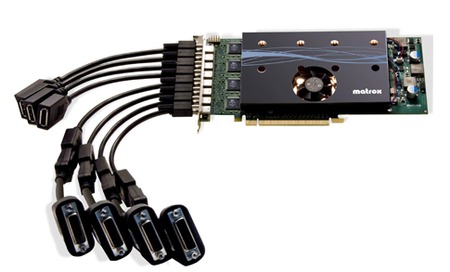 Matrox M9188: Grafikfeuerwerk auf 8 Bildschirmen  