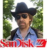 SanDisk holt aus zum Roundhousekick
