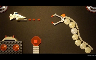 Toller Shoot-Em-Up aus Legosteinen.