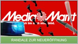 Randale im größten Media Markt in Berlin