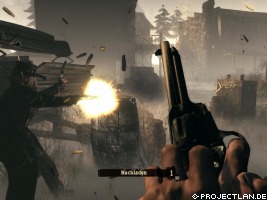 Call of Juarez: Bound in Blood nimmt den Spieler mit auf eine Reise durch das vom Bürgerkrieg verwüstete Georgia, bis hin zu den aztekischen Ruinen von Mexico. Der Titel ist ein epischer Western mit allen Zutaten, die dieses Genre für die Spieler so interessant macht - Banditen, Duelle, Schätze, Frauen und vieles mehr. Noch nie war der Westen so wild wie hier: Der Spieler schlüpft in die Rolle der beiden McCall-Brüder, die sich in ein aufregendes Abenteuer voller Gesetzlosigkeit und Habgier stürzen, das mitten in der legendären Ära der amerikanischen Geschichte spielt.