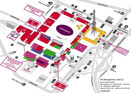 IFA 2007 Messeplan