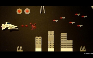 Toller Shoot-Em-Up aus Legosteinen.