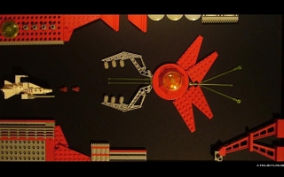 Toller Shoot-Em-Up aus Legosteinen.