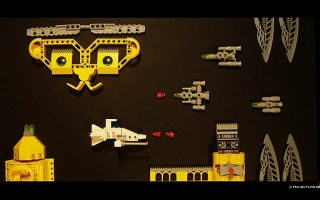 Toller Shoot-Em-Up aus Legosteinen.