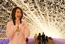 Lichtspektakel im Japanischen Garten