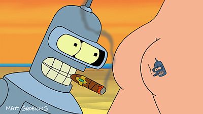 Benders Roboter Pin-up Kalender 2009 (Part 3)