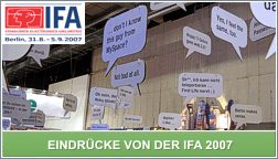 Eindrücke von der IFA 2007