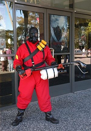 Team Fortress 2: Echter Pyro in Australien gesichtet