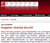 Wie aus dem Ei gepellt. Fragster reift zur eSport-Plattform