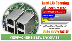 Quad-Ethernet Motherboard von Asus