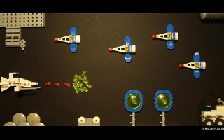 Toller Shoot-Em-Up aus Legosteinen.