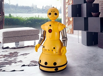 Einkaufsroboter Wakamaru in Manhattan im Einsatz