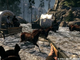 Call of Juarez: Bound in Blood nimmt den Spieler mit auf eine Reise durch das vom Bürgerkrieg verwüstete Georgia, bis hin zu den aztekischen Ruinen von Mexico. Der Titel ist ein epischer Western mit allen Zutaten, die dieses Genre für die Spieler so interessant macht - Banditen, Duelle, Schätze, Frauen und vieles mehr. Noch nie war der Westen so wild wie hier: Der Spieler schlüpft in die Rolle der beiden McCall-Brüder, die sich in ein aufregendes Abenteuer voller Gesetzlosigkeit und Habgier stürzen, das mitten in der legendären Ära der amerikanischen Geschichte spielt.